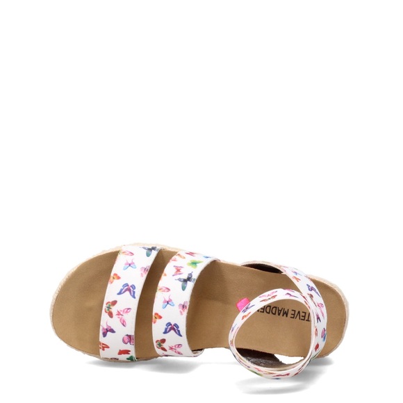 Steve Madden Kids Butterfly Print Sandals - Girl’s Size 2 New in Box - Picture 6 of 11